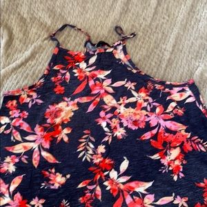 Floral tank top